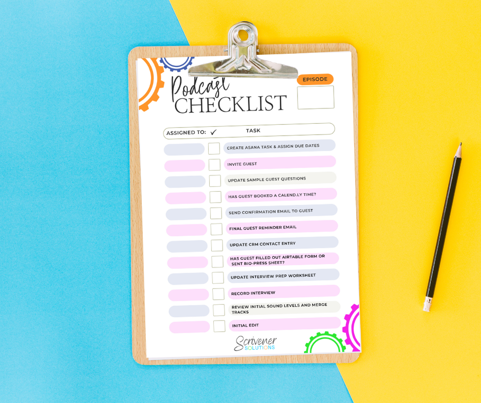 Podcast Checklist Mockup