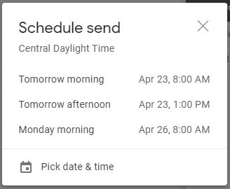 How to Schedule an Email in Gmail - Capture 1