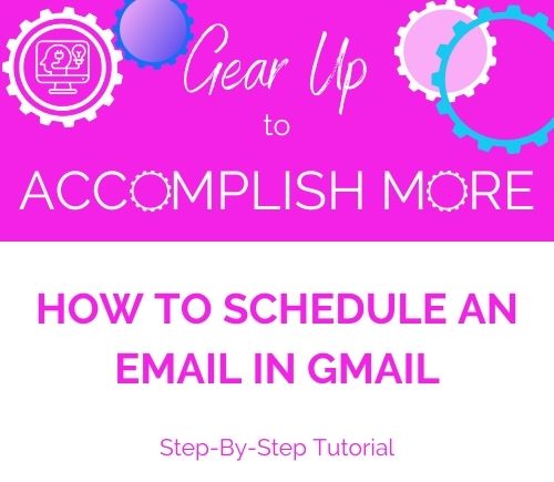 How to Schedule an Email in Gmail